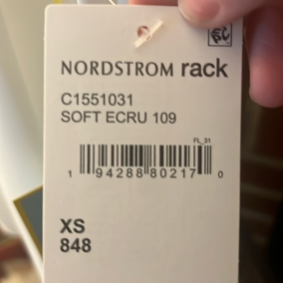 Cece Women's White Long Sleeve Blouse W/ Neck Tie - Picture 2 of 5